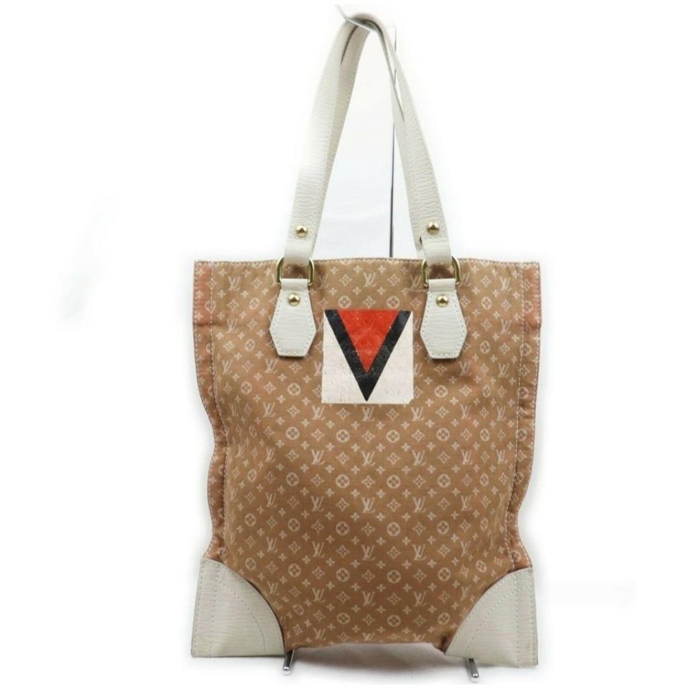 Louis Vuitton Brown Monogram Mini Lin Gaston Tote